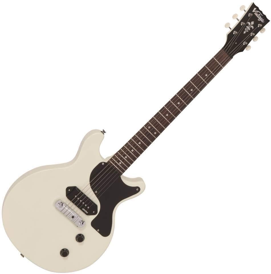 Vintage V130 Reissued Electric Guitar Vintage White Amazon.co.uk