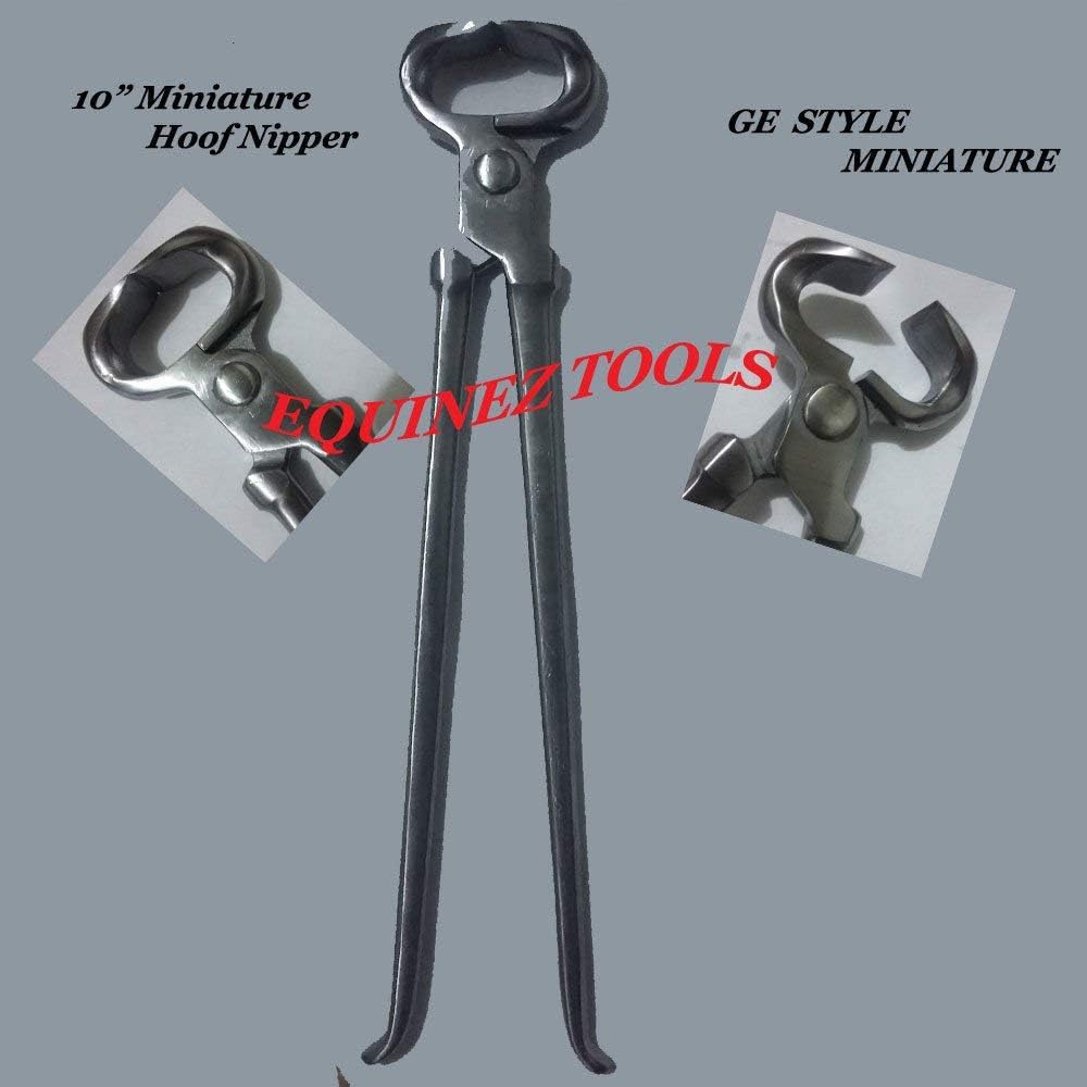 Miniature Hoof Nipper 10" for Ponies Vanadium Steel Farrier