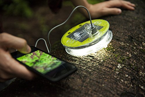 MPOWERD Luci Pro Series: Outdoor 2.0 + Mobile Charging, Solar Inflatable Light, Clear Finish