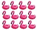 12 Pack Inflatable Flamingo Pool Float Drink Holder Pool Floats Toy for Flamingo Party Supplies, Kids Bath Toys