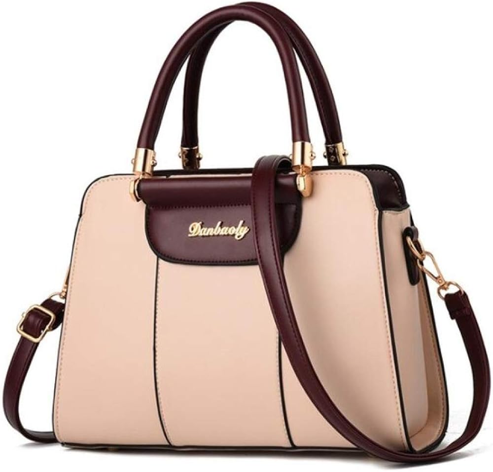 Victoe Fashion Damen Schultertasche Leder Handtaschen Geldbörse Damen