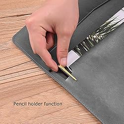 Enyuwlcm PU Leather A4 File Folder Document Holder