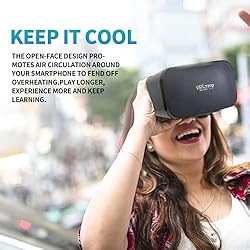VR Headset Compatible with iPhone and Android, 3D