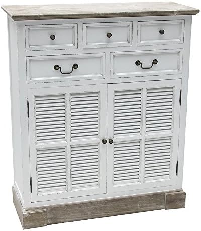 Grafelstein Kommode Beach House Weiss Shabby Chic Lamellentur Hamptons Schrank Wascheschrank Amazon De Kuche Haushalt