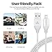 iPhone Charger, Aonlink iPhone Charger Cable Cord Lightning to USB Nylon Braided with Aluminum Connector 3Pack 3FT 6FT 10FT for iPhone 7/7 Plus/6s/6s Plus/6/6Plus/5s/5c/5, iPad/iPod Models-Silver