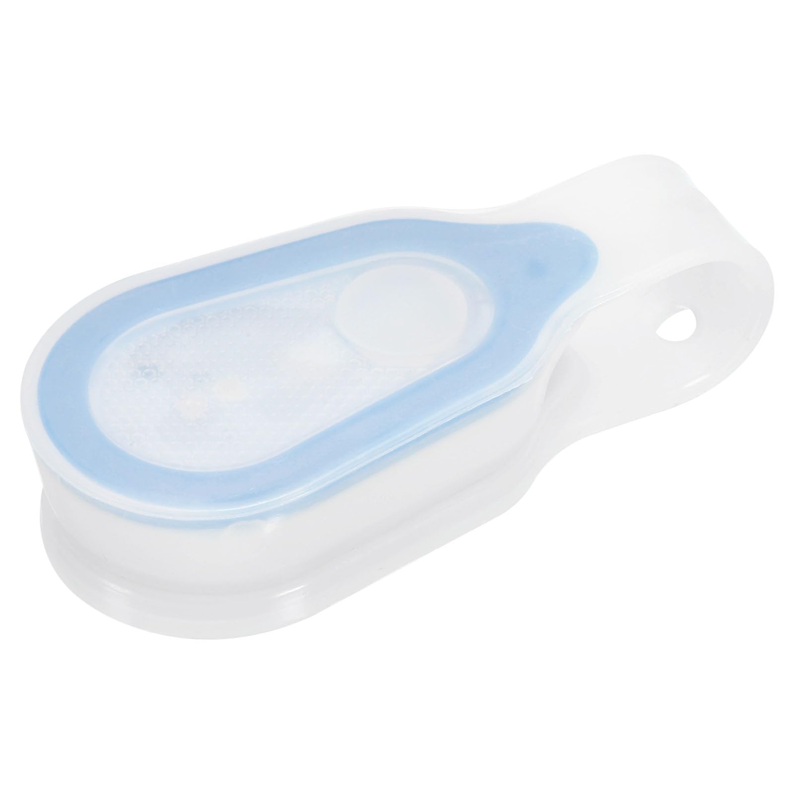 PATIKIL LED Flashlight, Silicone Night Shift Hands Free Clip-on Flashlights Night Safety Running Light for Running, Walking, Sports, Outdoor Emergency, Blue