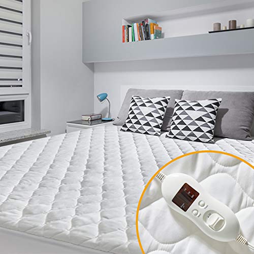 MAKATZ Heated Mattress Pad Twin Size, 821" Deep Pocket Quilted