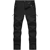 YSENTO Men's Cargo Hiking Pants Lightweight 5 Zipper Pockets Stretch Quick Dry Camping Fishing Travel Pants