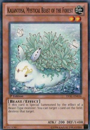 Yu-Gi-Oh! - Kalantosa, Mystical Beast of the Forest (LVAL-EN036) - Legacy of the Valiant - 1st Edition - Common
