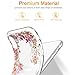 LUMARKE iPhone XR Cases,iPhone Xr Clear Case with Design for Girls Women,Soft Rubber Silicone Cover Protective Phone Case for iPhone XR[6.1 inch] Cute Floral and Bicycle