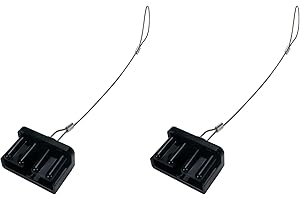Woogim 2PCS Black Dust Connector Cap Cover with Rope Connector Cover for 175Amp DC Power Connectors