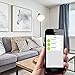 Ankuoo REC Lite White Wi-Fi Smart Plug with Push Notifications, New Firmware with AP Mode, Guarantees Connection To Your Router, Works with Alexa