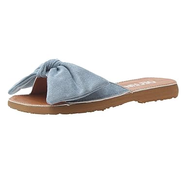 ? Loveso? Damenschuhe Pantoletten Pantoletten Sandalen & Sandaletten - Böhmen Flache Badesandale Sandalen Slipper Flach Elega