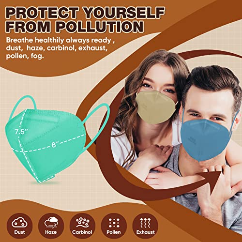 XDX KN95 Face Masks, Individually Wrapped Disposable Face Masks for Men