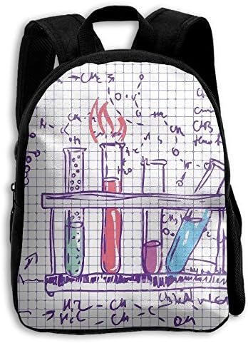 Science Chemistry Lab School Backpack Children Shoulder Daypack Kid