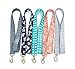 Cute Lanyard (5 Pack) – Durable and Premium Quality Key Lanyards for Women with ID Badge Holders
