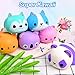 OCATO 6PCS Jumbo Squishies Slow Rising Squishies Kawaii Squishys Stress Relief Toys for Adults Boys Girls Animal Newest Cat Squishy Toys for Kids Party Favors Goodie Bag Fillers Classroom Prizes