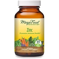 MegaFood Zinc - Immune Health Support Supplement with Nourishing Food Blend - Gluten Free and Made Without Dairy - Vegan…
