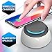 SUSYTA Fast Wireless Charger,Wireless Charging Stand Compatible for iPhone Xs MAX/X,Samsung Galaxy Note 9/S9/S9 Plus/Note 8/S8,Wireless Charger with Bluetooth Speaker