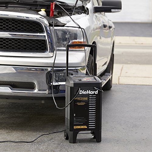 DieHard 71341 6/12V Gold Smart Wheel Battery Charger and 50/250A