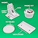 Child Safety Magnetic Cabinet Locks - Invisible Baby Proof Latch Set 8 Locks & 2 Keys Heavy Duty Locking System for Proofing Cabinets Drawers Doors Kitchen with 3M Adhesive (Tools are not required)