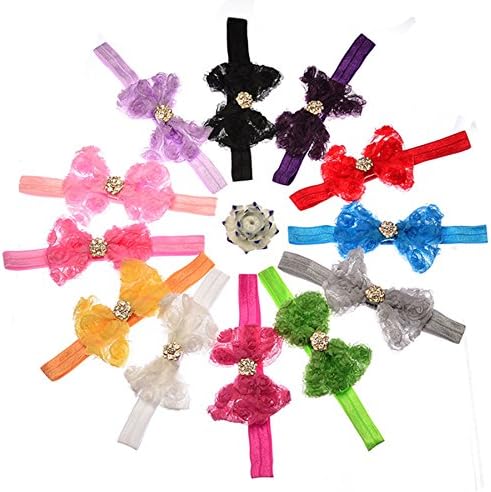 Baby Headband Hairbands for Newborn Toddler Baby Girl Cute Elastic Hair Headbands Turban Flower