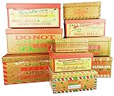 Set of 10 Crafty Christmas Holiday Nesting Gift Boxes - 10 Different Sizes – Perfect for Preparing for the Holidays!