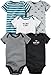 Carter's Baby Boys' Multi-pk Bodysuits 126g248, Wild About Mommy, 3 Months