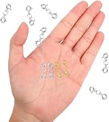 pegzherx 2Pcs Silver Double Clasps 925 Sterling for Necklace Bracelet view 7