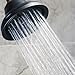 Massage Shower Head With Mist - High Pressure Boosting, Multi-Function, Massaging Rainfall Showerhead For Low Flow Showers & Adjustable Water Saving Nozzle, 2.5 GPM - Oil-Rubbed Bronze