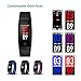 goopow Fitness Tracker Activity Tracker Watch with Heart Rate Monitor Waterproof Smart Fitness Band with Step Counter, Calorie Counter, Pedometer Watch for Kids Women and Men