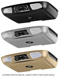 BOSS Audio BV10.1MC monitor de 10,1 pulgadas de pantalla ancha desplegable, Negro gris canela