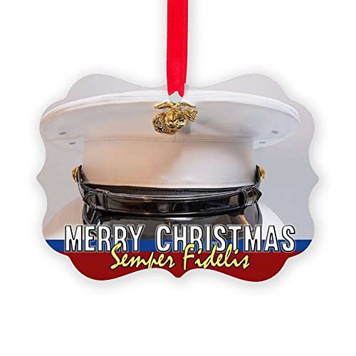 CafePress - USMC Merry Christmas Semper Fi - Christmas Ornament, Decorative Tree Ornament
