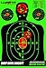 Radioactive Silhouette Reactive Shooting Targets, 12 x 18 Inch (50-Pack)