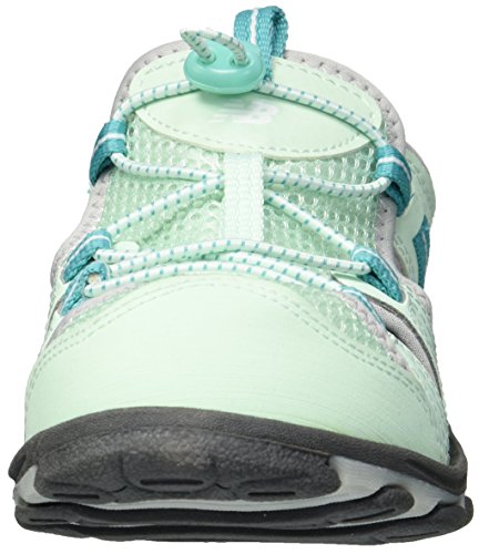 New Balance Unisex Kid's Adirondack Sandal Sport, Grey/Mint, P1 M US Little