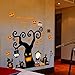 Looching Large Halloween Night Letter Horrific Pumpkins Ghost Tree Vinyl Wall Stickers Wonderful Decoration For Kids Rooms Living Room Nursery Window Halloween Party