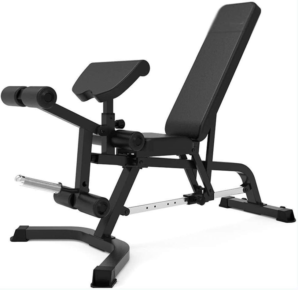 FACAI Weight Bench Adjustable Incline Decline, Adjustable Weight Bench Home Fitness Chair Dumbbell Indoor Sit-up Board Multi-Function Exercise Abdominal Bench