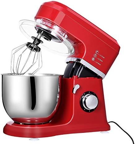 Utheing 5161 Stand Mixer Powerful 800W motor Speed Adjustable, 5 Quart Bowl &amp; Powerful 120/88W, Multi-function Kitchen Stand Electric Whisk