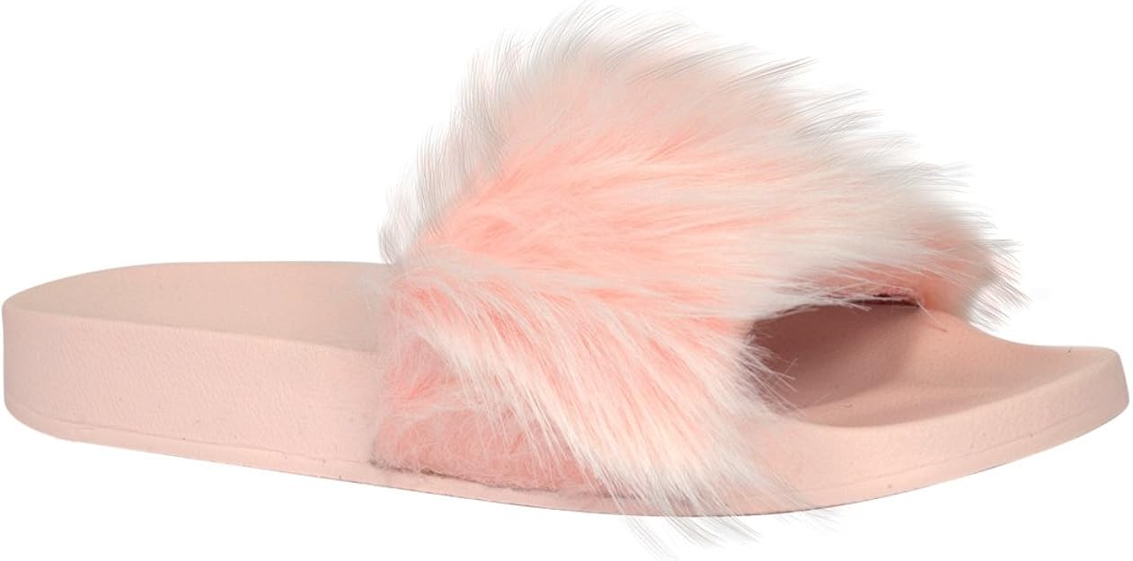 fur flipflop