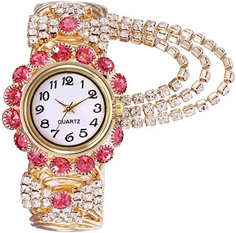 Women's Watch Creative Diamond Decoration Tassel Hollow Out Bracelet Quartz Wristwatch