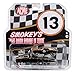 Greenlight 1967 Chevrolet C30 Ramp Truck with 1967 Chevrolet Camaro Trans Am #13 Gold and Black (Smokey Yunick) Acme Exclusive 1/64 Diecast Model Cars for Acme