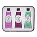 La Chatelaine 20% Shea Butter Hand Cream Travel Size Tin Gift Set, Cherry Almond, Wild Fig, Winter Flower