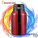 SDREAM 68 Oz Coffee Carafe Stainless Steel Double Walled Thermal Carafe Heat Retention Vacuum Thermos Tea Pot for Keeping Hot/Cold Beverage (Red)