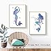 Colorful Mermaid Art Print Set of 3 (10