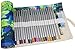 Hz.Codelo Canvas 72 Colored Pencils Wrap With a Mesh Bag, Travel Pencil Holder Roll up Case, Gel Pen Organizer, Great for Kids Adult Coloring Book -Paint (NO Pencil included)