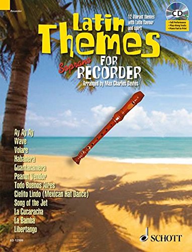 Latin Themes for Soprano Recorder (Schott Master Play-Along)