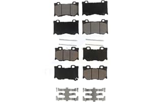 CMX Front Rear Ceramic Brake Pads Kit For INFINITI G37 Q50 Q60 M37 Nissan 370Z Q70 Q70L QX70 M56 FX50 KCX-100282