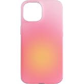 Pink and Orange Ombre Gradient Summer Cute Aura Aesthetic Case for iPhone 15