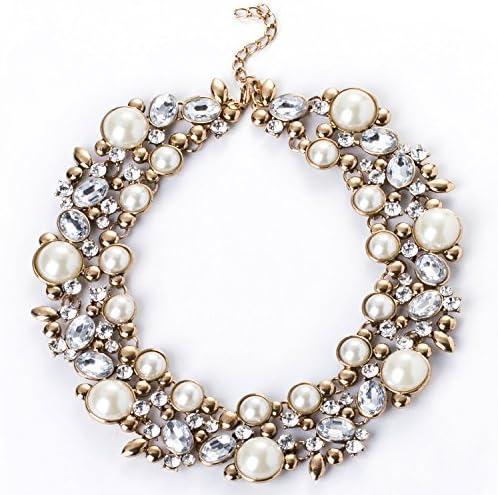Anna Beryl Peals of Love Statement Necklace Beads Dotted Women Choker Luxury Jewelry