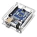 Uno R3 Case Enclosure New Transparent Clear Computer Box Compatible with Arduino UNO R3